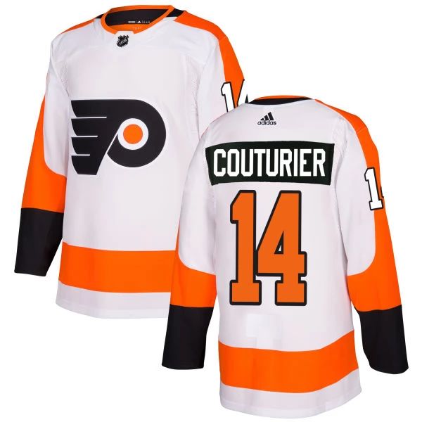 Kinder Philadelphia Flyers Eishockey Trikot Sean Couturier 14 Weiß Authentic